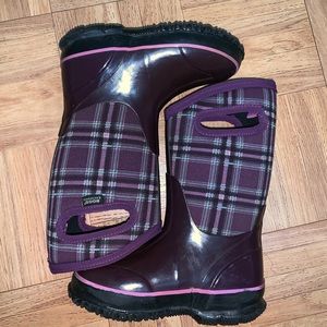 Purple girl rain/snow boots✨✨